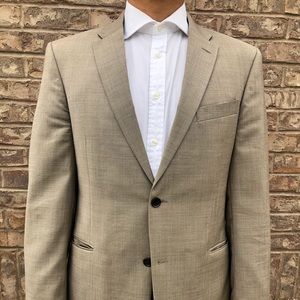 Tommy Hilfiger 100% Wool Suit in Taupe